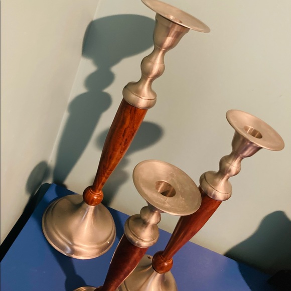 VINTAGE STYLE CANDLE HOLDERS - Picture 2 of 4